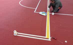Нанесення розмітки (оновлення) на спортивні майданчики-спортзали