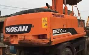 Екскаватор повно поворотний колісний DOOSAN-210, ківш 1 куб (додатковий планувальний ківш)