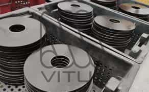 Тарілчасті пружини. Дискові пружини. Набір тарілчастих пружин.