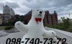 Привітання. Білий ведмедик.