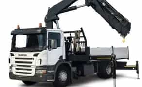 Бортовой автомобиль с краном-манипулятором MAN TGS