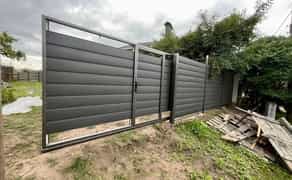 Ворота відкатні Навіс Навес під авто Зварювальні роботи Монтаж