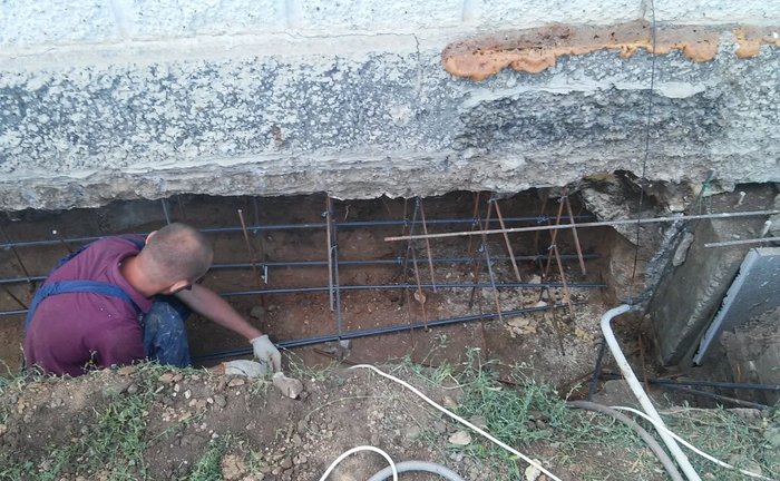 Отмостки.Фундамент. УСИЛЕНИЕ ФУНДАМЕНТОВ.