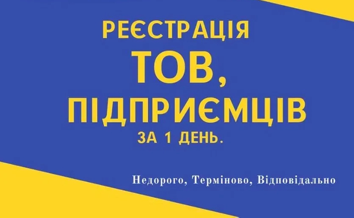 Реєстрація ФОП, ТОВ, ПП, Закриття діяльності, Внесення змін (НЕДОРОГО)