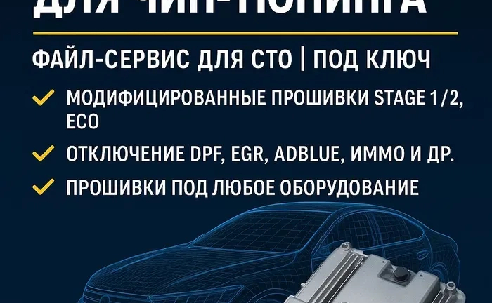 Готові Файли для Чіп-Тюнінгу | Файл-сервіс для СТО | Під ключ