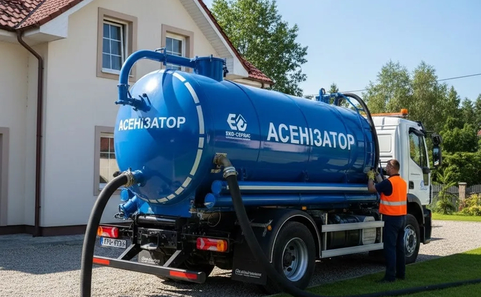 Асенізатор для викачування та транспортування рідких відходів