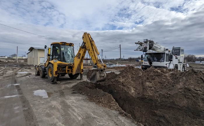 Послуги экскаватора навантажувача JCB в Кременчуці.