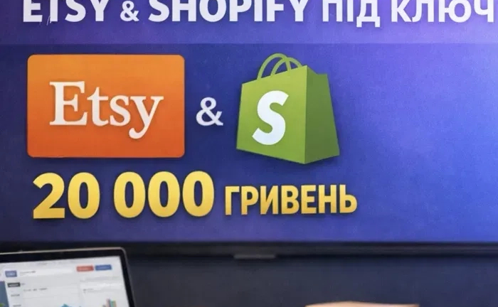 2 інтернет-магазини під ключ — Etsy, Shopify