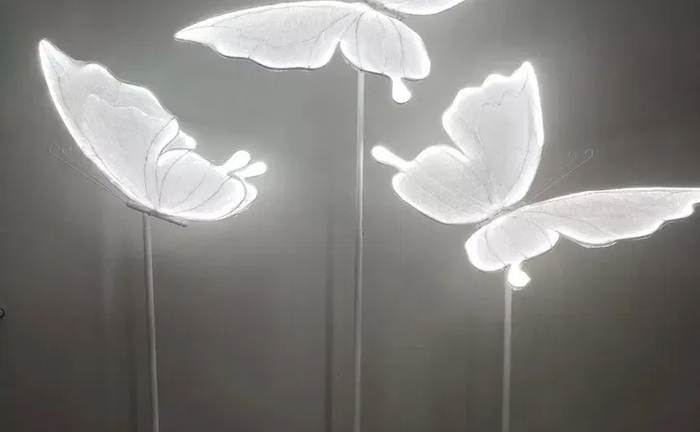 led метелик до фотозони ,від розетки 220V