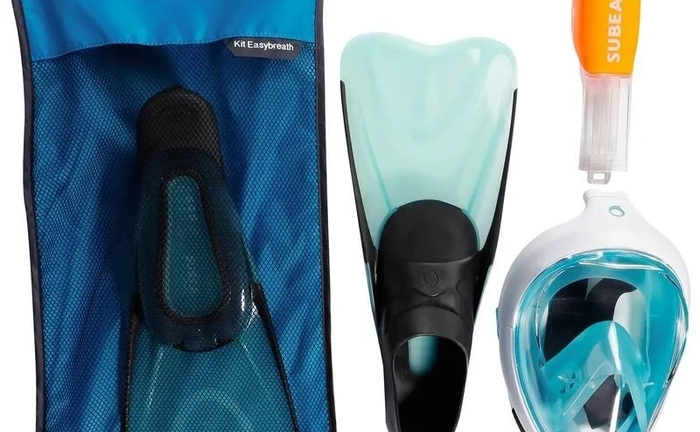 Комплект для плавання, сноркелінгу (маска та ласти) Subea Easybreath Комплект для плавання, сноркелінгу (маска та ласти) Subea Easybreath