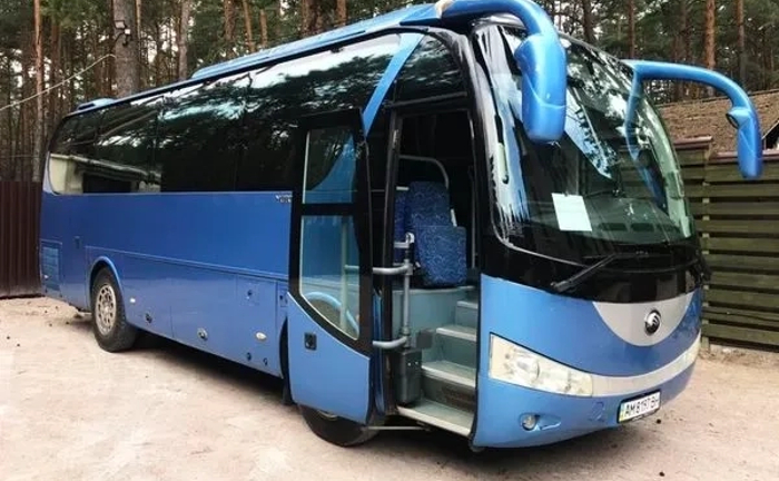 339 Автобус на весілля Yutong блакитний 339 Автобус на весілля Yutong блакитний