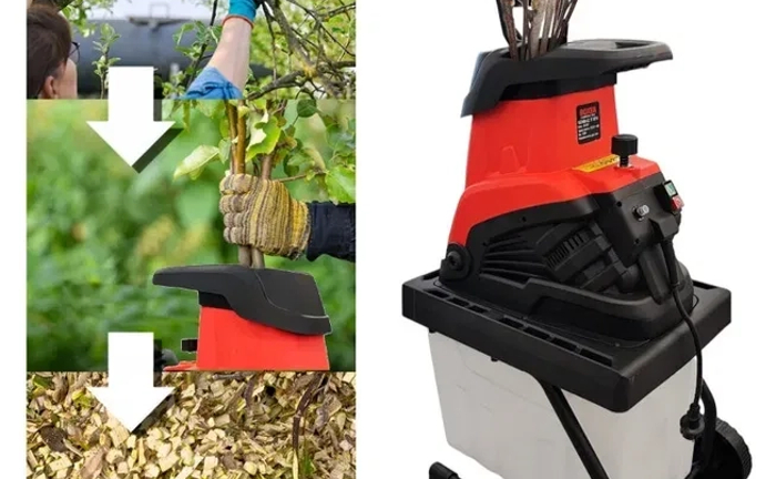 Садовий електричний подрібнювач гілок Boxer BX-2051 Садовий електричний подрібнювач гілок Boxer BX-2051