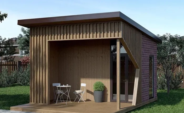 Комплект каркасу дачнного будинку 21 м.кв. із санвузлом. Домокомплект Комплект каркасу дачнного будинку 21 м.кв. із санвузлом. Домокомплект