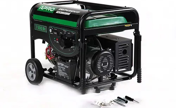 Генератор бензиновий GG-70Е 7.0/7.5 кВт (електро запуск) APRO