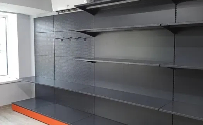 Стелажі полиці перфорація вішаки гачки - виготовляємо