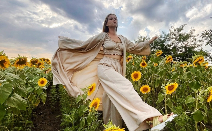 Костюм one size пісочний вільний пляжний для фото Костюм one size пісочний вільний пляжний для фото