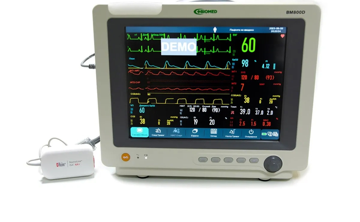 Монітор пацієнта ВМ800А для контролю основних фізіологічних параметрів