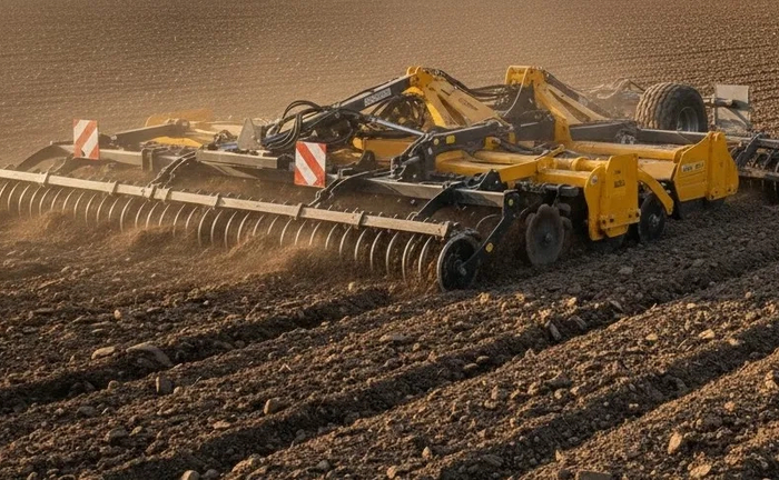 Борона-грунтофреза для вирівнювання та обробітку ґрунту