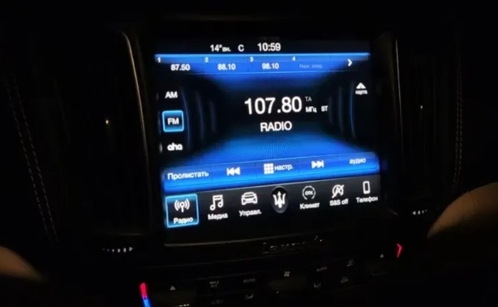 Русификация Maserati Ghibli Levante Quattroporte!!!