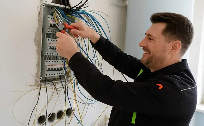 Послуги електрика. Електромонтажні роботи новобудова Послуги електрика. Електромонтажні роботи новобудова