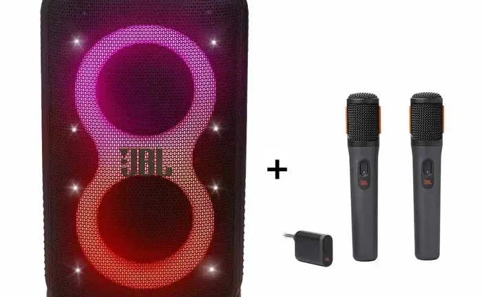 JBL Partybox 320 плюс два мікрофони. JBL Partybox 320 плюс два мікрофони.