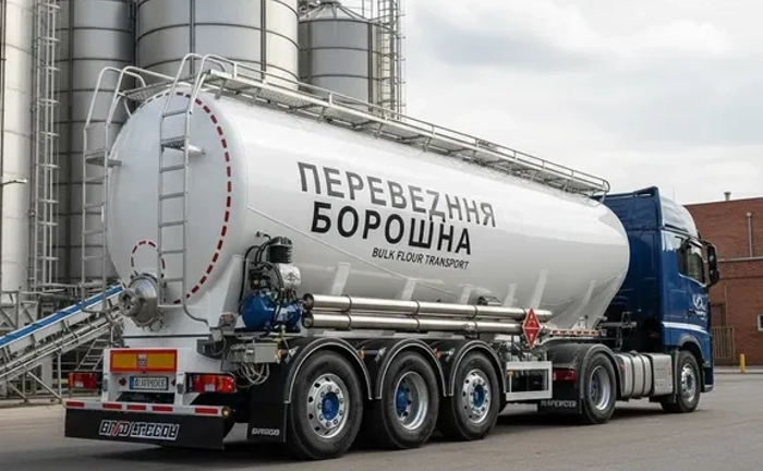 Цистерна для перевезення борошна
