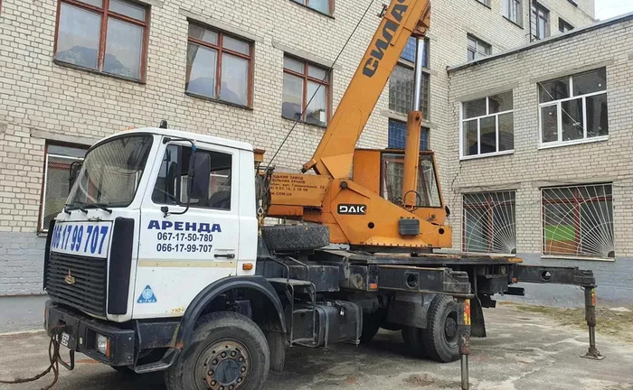 Послуги автокрана з пдв Послуги автокрана з пдв