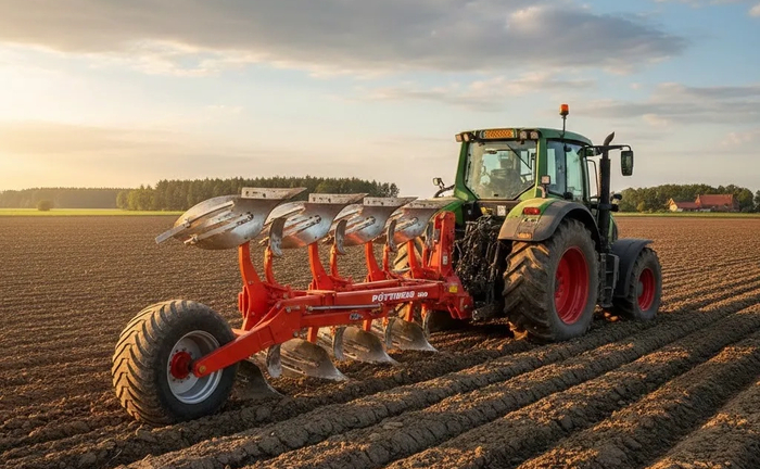 Плуг Pöttinger Servo 6.50 оборотний для ефективної оранки