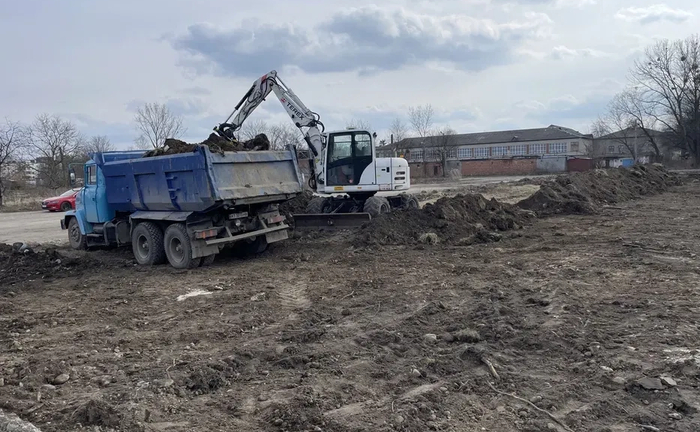 Колісний екскаватор Колісний екскаватор