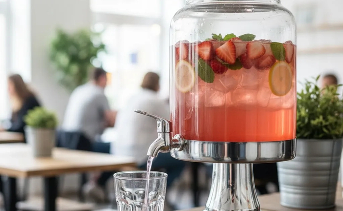 Диспенсер для соку та коктейлів. Новий.