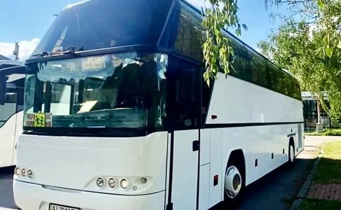299 Автобус на весілля Neoplan 116H білого кольору в Києві 299 Автобус на весілля Neoplan 116H білого кольору в Києві