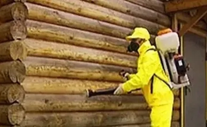 Протипожежне просочення конструкцій із дерева