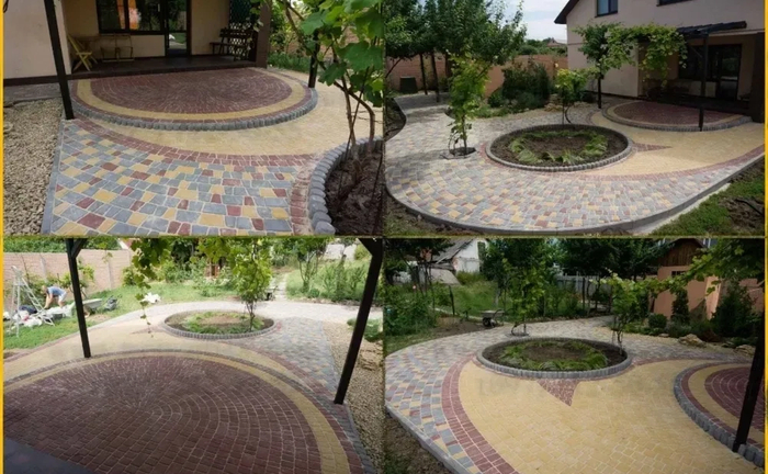 Власне виробництво та укладання тротуарної плитки.