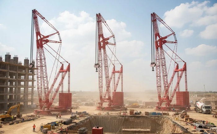 Кільцевий кран MAMMOET PTC 200 – надважкі підйоми Кільцевий кран MAMMOET PTC 200 – надважкі підйоми