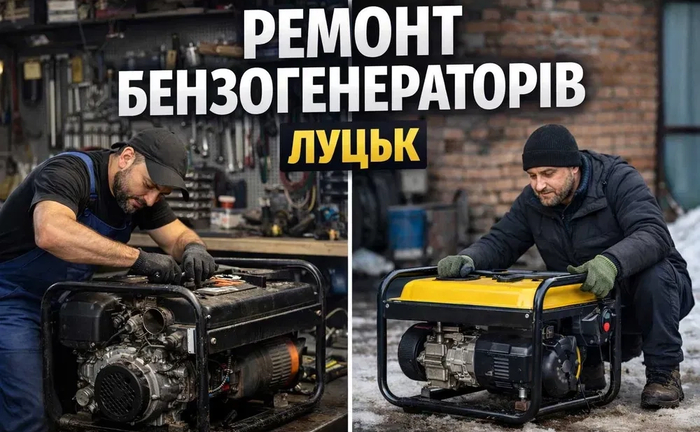 Ремонт бензогенераторів Луцьк. Терміново Ремонт бензогенераторів Луцьк. Терміново