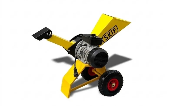 Щепоріз WSE-4180 електричний подрібнювач гілок 2.2 кВт