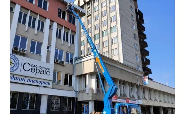 Автовишка 30м Mercedes-Benz Atego телескоп-лікоть