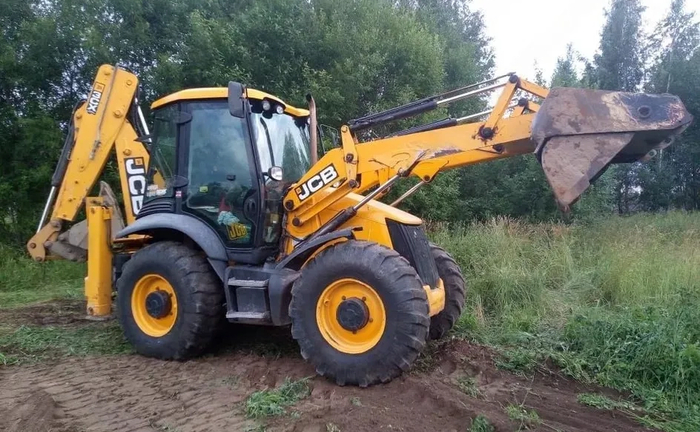 Услуги экскаватора. Экскаватор-погрузчик. Любые земляные работы