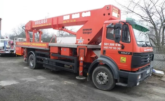 Автовишка 35м Mercedes-Benz 1827 / Ruthmann Steiger Автовишка 35м Mercedes-Benz 1827 / Ruthmann Steiger