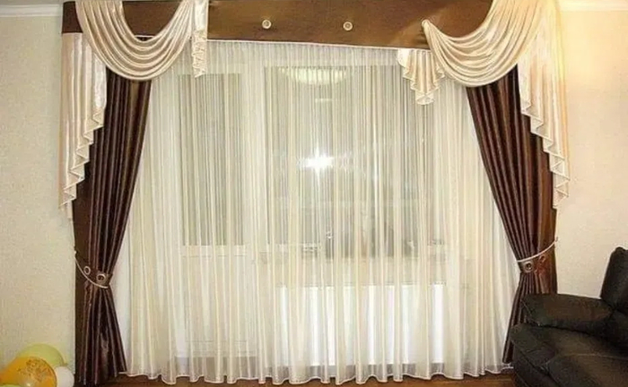 Стирка и химчистка штор «под ключ»: Снимаем, стираем, гладим!