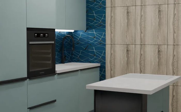 Розробка дизайн-проекта компактної кухні Розробка дизайн-проекта компактної кухні