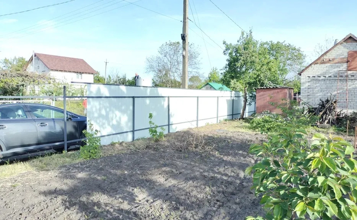 Установка 3Д секционный Забора ворот навес из профнастила