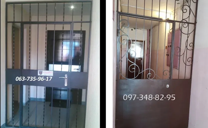 Решітки на вікна, тамбури, броньовані двері, ворота