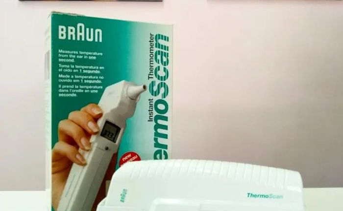 Інфрачервоний термометр Braun. Інфрачервоний термометр Braun.
