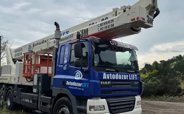 Послуга Автовишки 50м, 51м, 53м Послуга Автовишки 50м, 51м, 53м