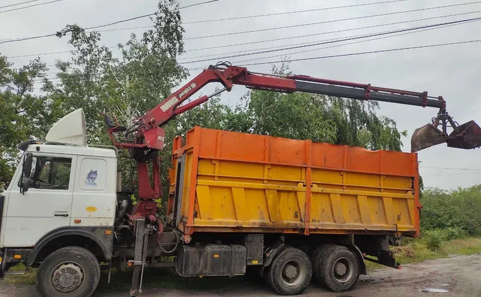 Послуги Навантажувача - Самоскида 6-7 м 30 куб з ковшем на 10 м виліт.!