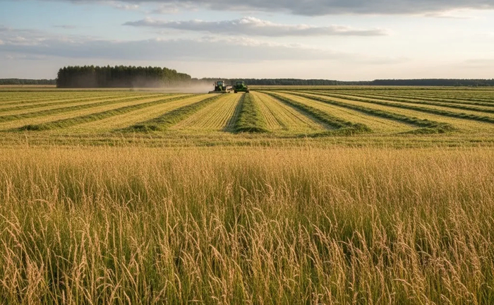 Косарка, покіс трави готова до роботи