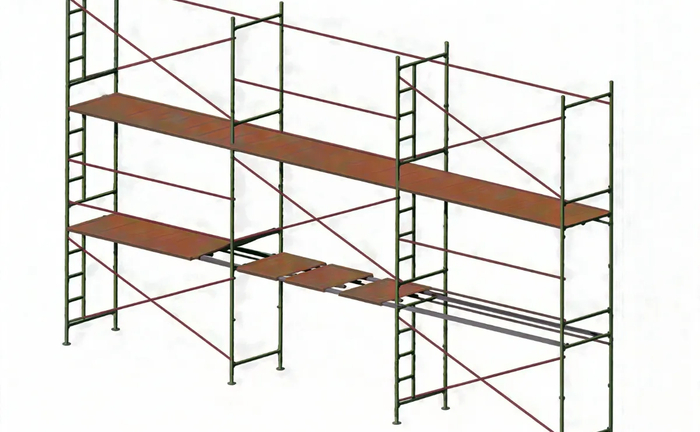 Будівельні ліси, хрестовинні .