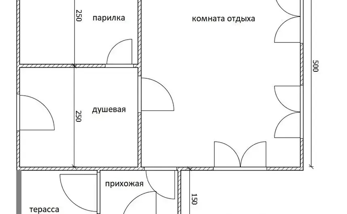 Дім 5 м х 7 м під базю Дім 5 м х 7 м під базю