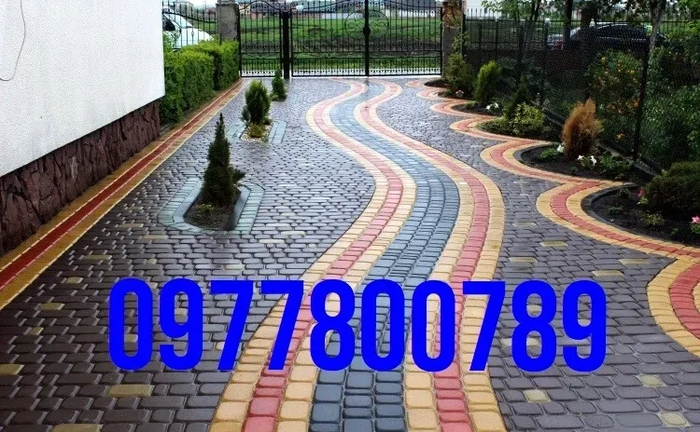 Укладання тротуарної плитки та бруківки (віброплита)!